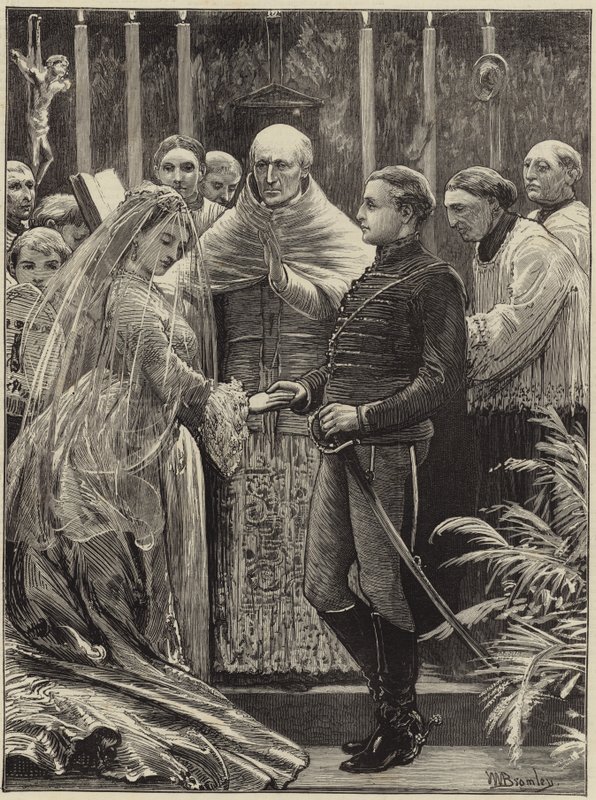 Casamento de Miss Fox e Prince Liechtenstein na Pro-Cathedral de English School