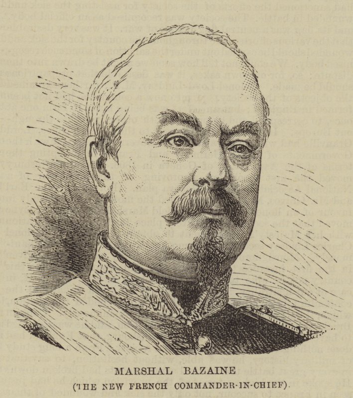 Marechal Bazaine, o Novo Comandante-em-Chefe Francês (gravação) de English School