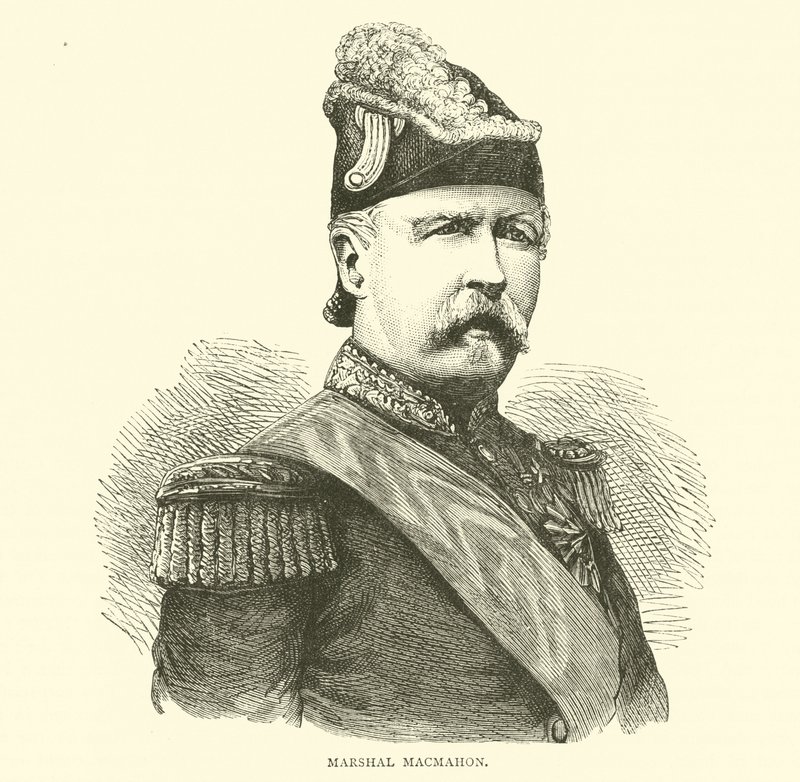 Marechal Macmahon, agosto de 1870 de English School