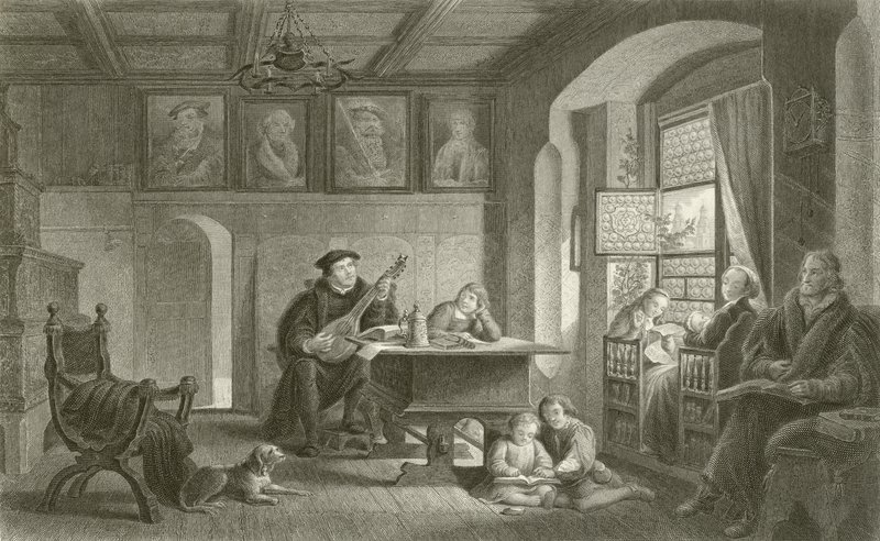 Martin Luthers em casa em Wittemberg de English School