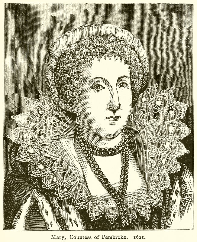 Maria, condessa de Pembroke. 1621 de English School