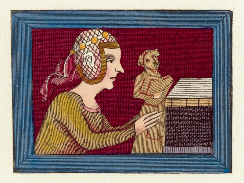 Mary De St Paul (gravura colorida) de English School