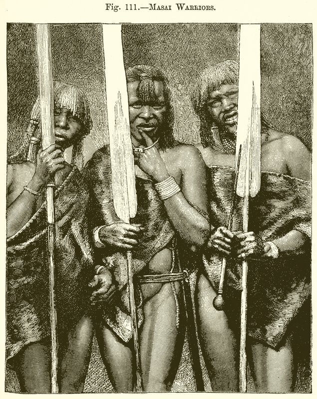 Guerreiros masai de English School