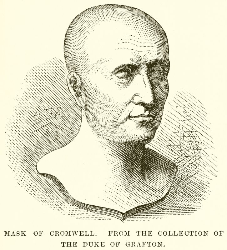 Máscara de Cromwell de English School