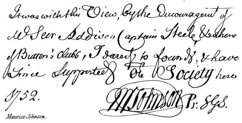 Maurice Johnson de English School