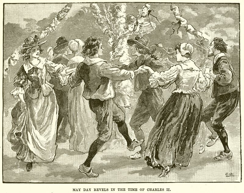 O Dia de Maio Revela no Tempo de Carlos II de English School