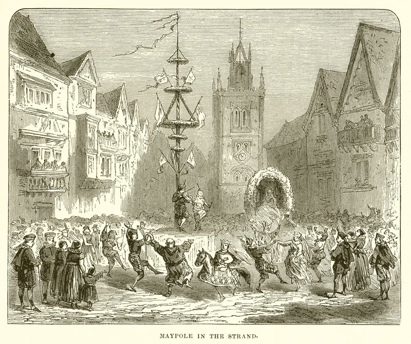 Maypole na vertente de English School