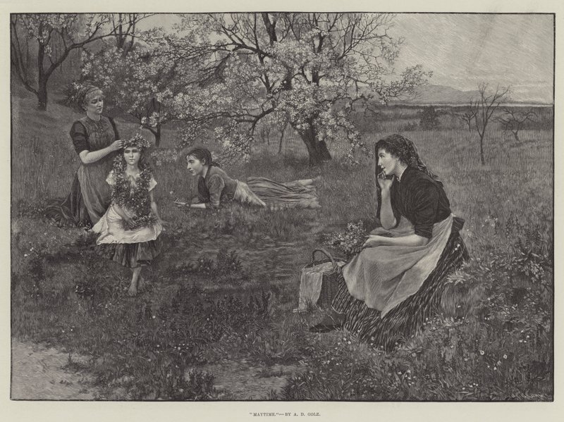 Maytime (gravura) de English School