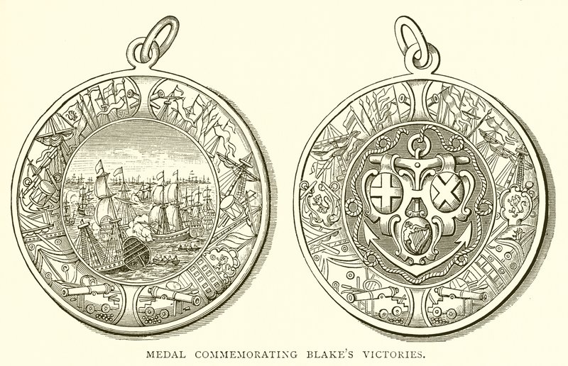 Medalha Comemorando Blakes Vitórias de English School