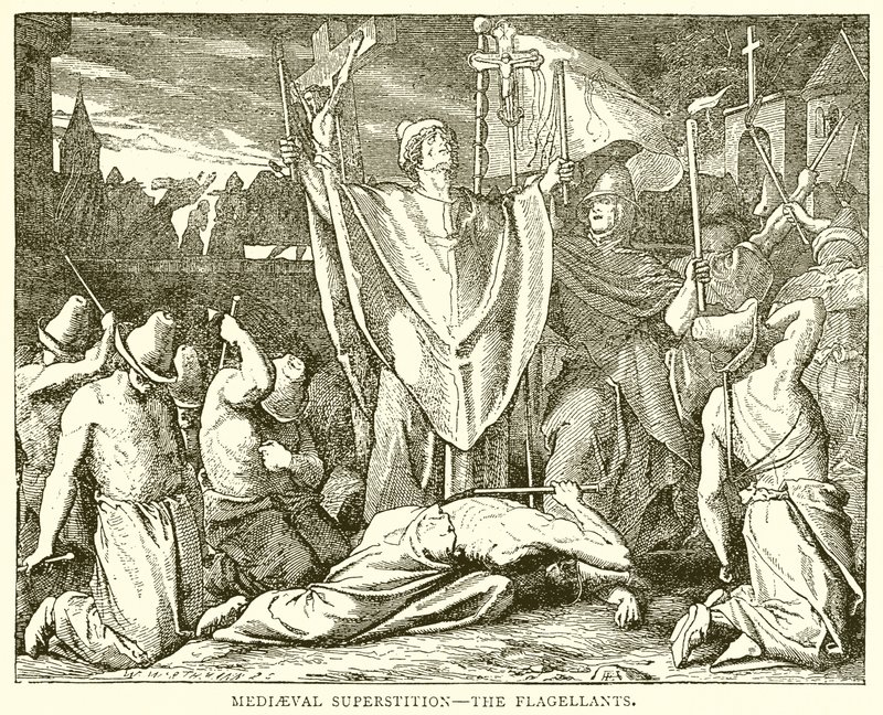 Superstição Medieval - Os Flagelantes de English School