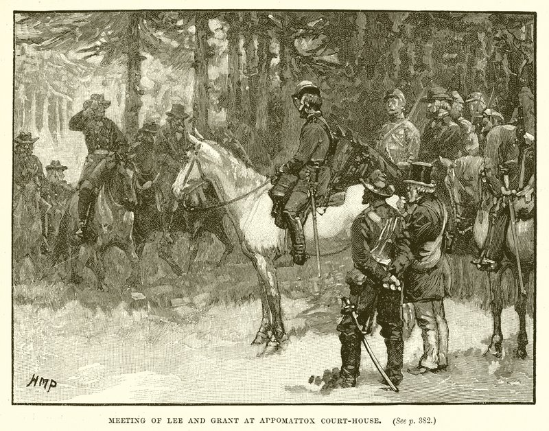 Reunião de Lee e Grant no Tribunal de Appomattox de English School