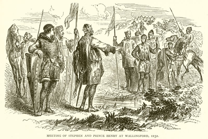 Encontro de Estêvão e Infante D. Henrique em Wallingford, 1152 de English School