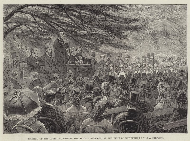 Reunião do United Committee for Special Services, no Duke of Devonshire