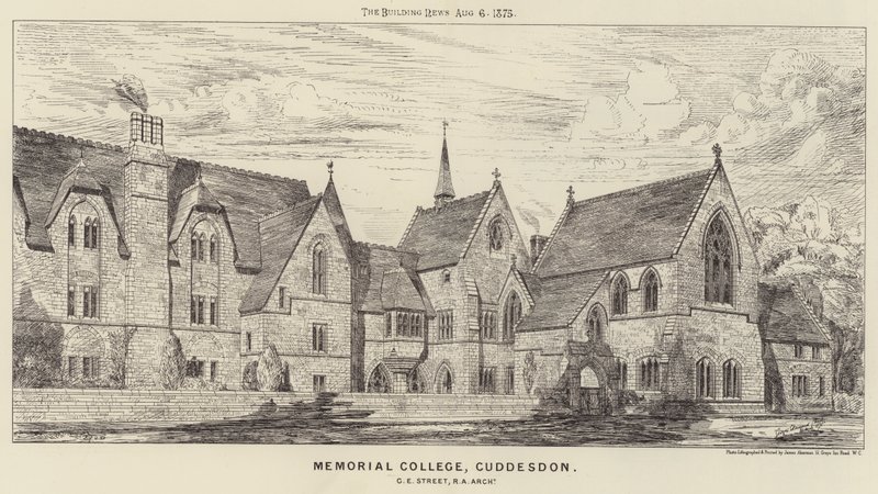 Memorial College, Cuddesdon (gravura) de English School