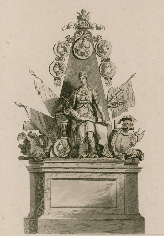 Memorial, para, senhor, Ligonier, abadia westminster, londres de English School