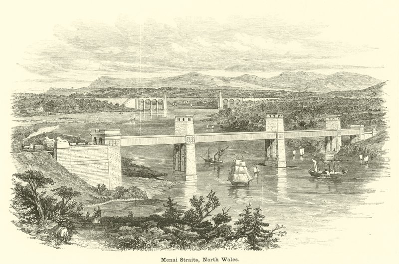 Estreito de Menai, norte do País de Gales de English School