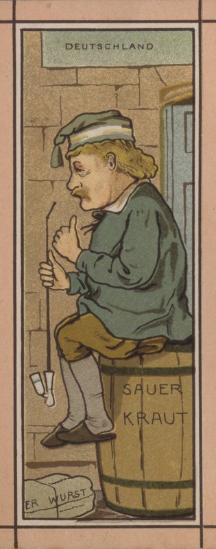 Ilustração do menu: Alemanha (cor litho) de English School