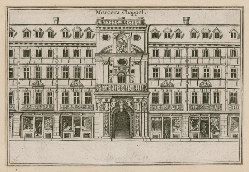 Capela de Mercers, Cheapside, Londres de English School