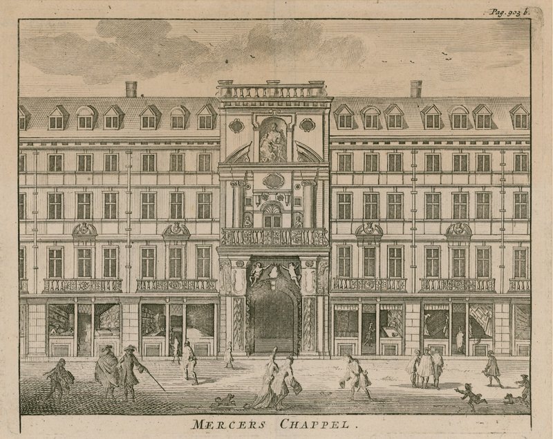 Capela de Mercers, Cheapside, Londres de English School