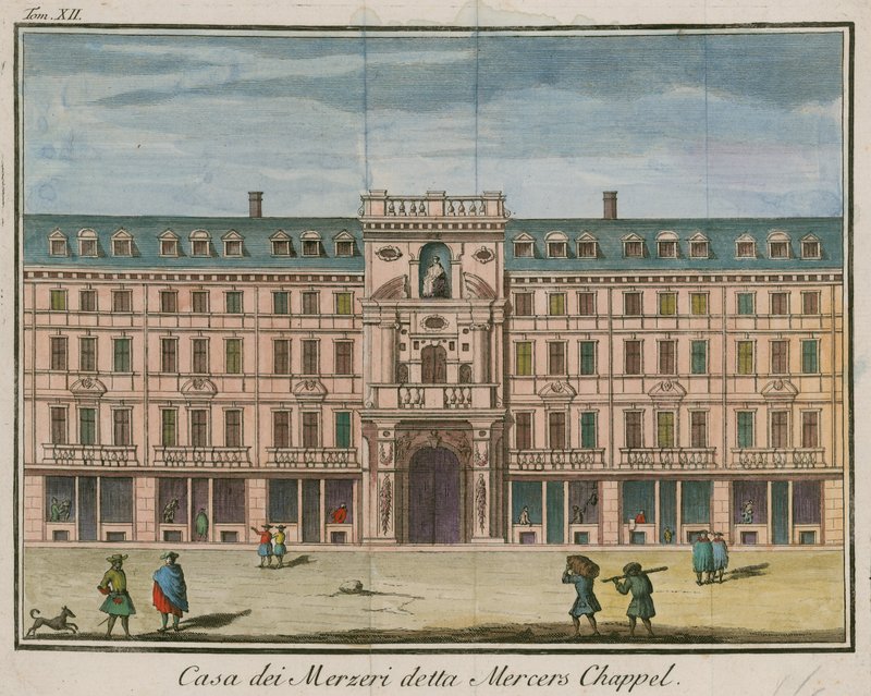 Capela de Mercers, Cheapside, Londres de English School