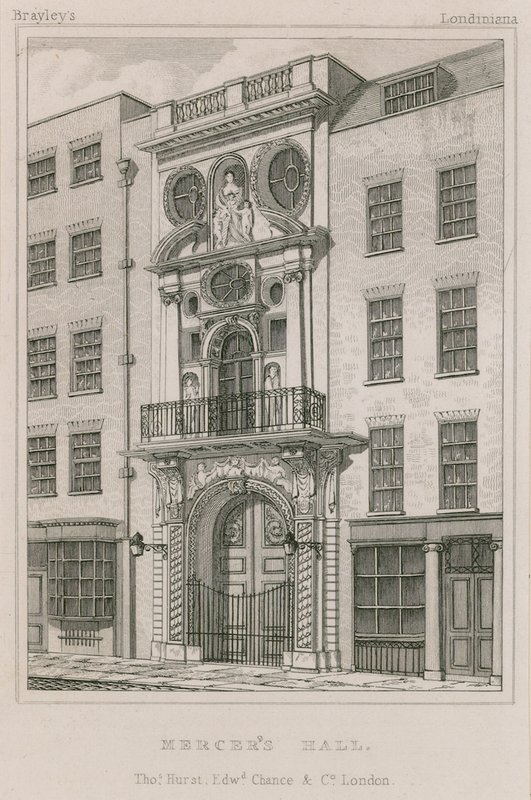 Mercers Hall, Cheapside, Londres de English School