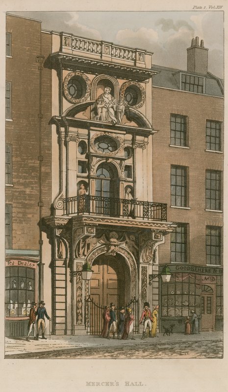Mercers Hall, Cheapside, Londres de English School