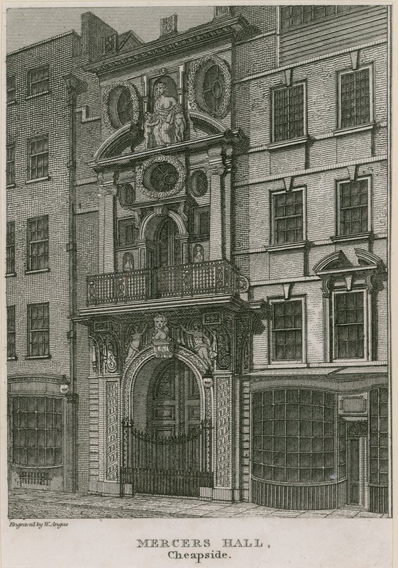 Mercers Hall, Cheapside, Londres de English School
