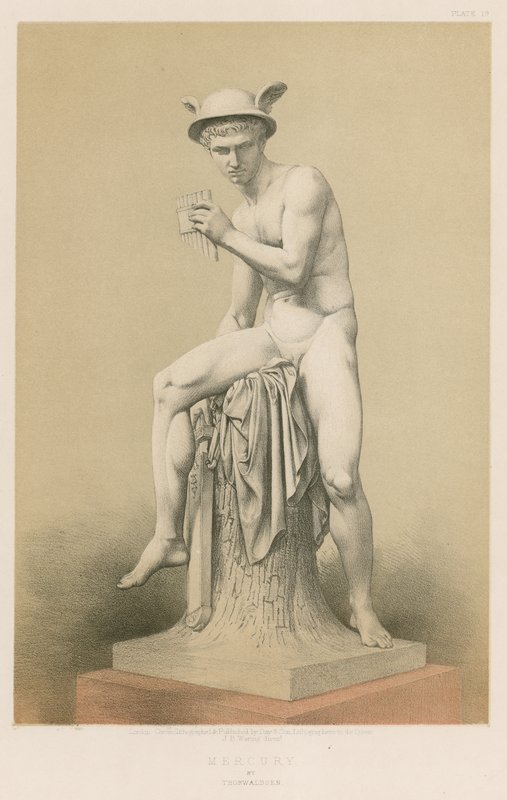 Mercúrio por Thorwaldsen de English School