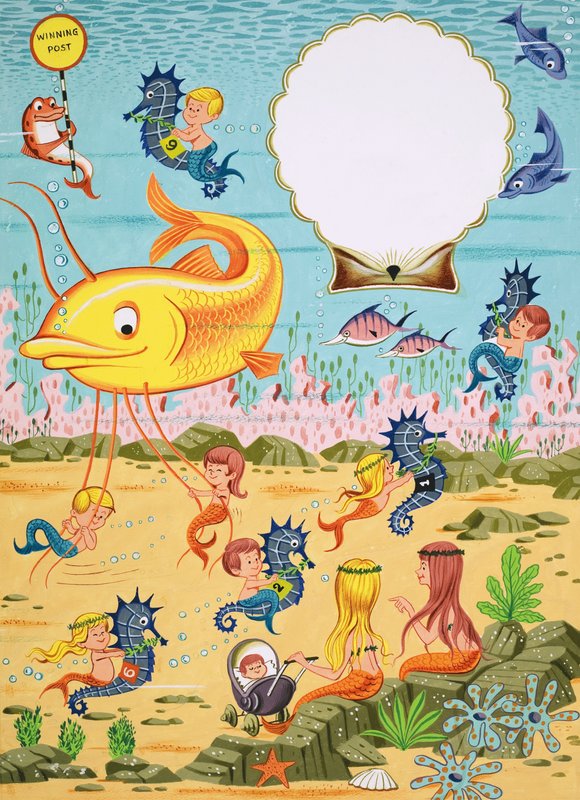 Pessoas sereia de English School