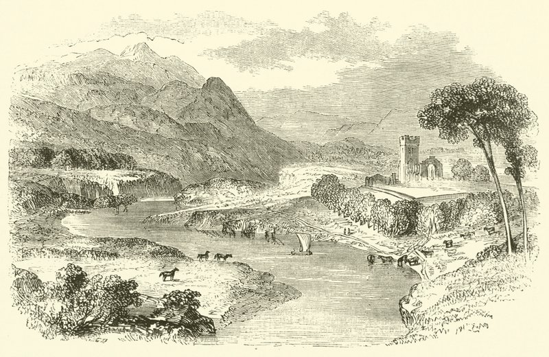 Abadia de Merrick (gravura) de English School
