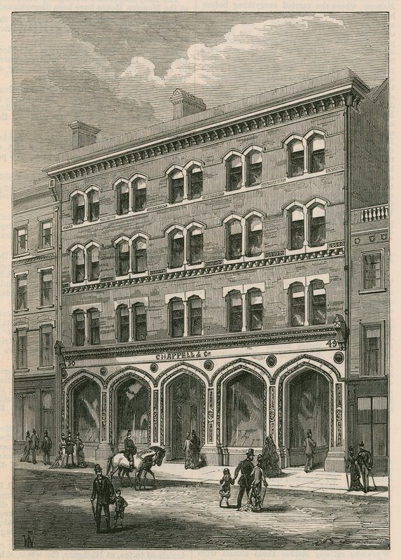 Srs. Chappell & Cos Premises, Nova Bond Street, Londres de English School