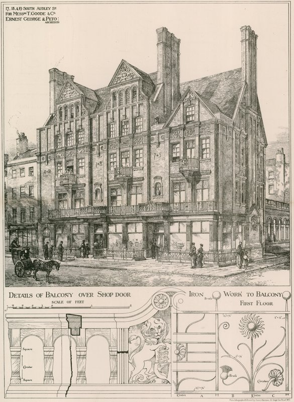 Srs. T Goode & Co., 17, 18 e 19 South Audley Street, Londres de English School