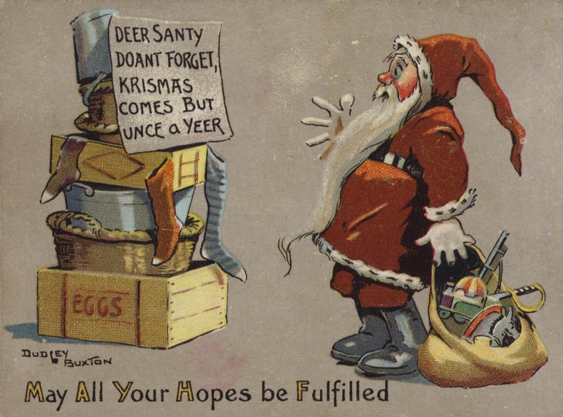Messsage for Santa de English School