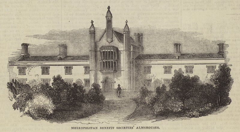 Sociedades metropolitanas de benefícios "Almshouses de English School