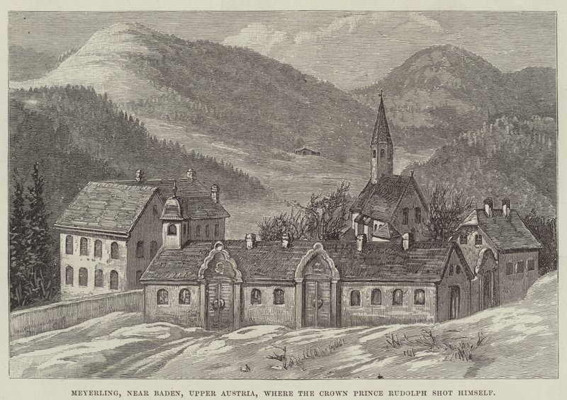 Meyerling, perto de Baden, Alta Áustria, onde o Príncipe Herdeiro Rudolph se matou a tiro (gravação) de English School