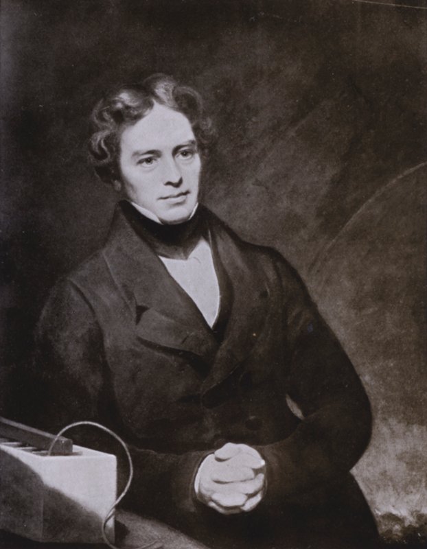 Michael Faraday (litho) de English School