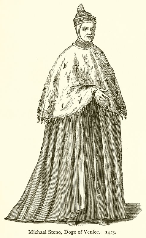 Michael Steno, Doge de Veneza. 1413 de English School
