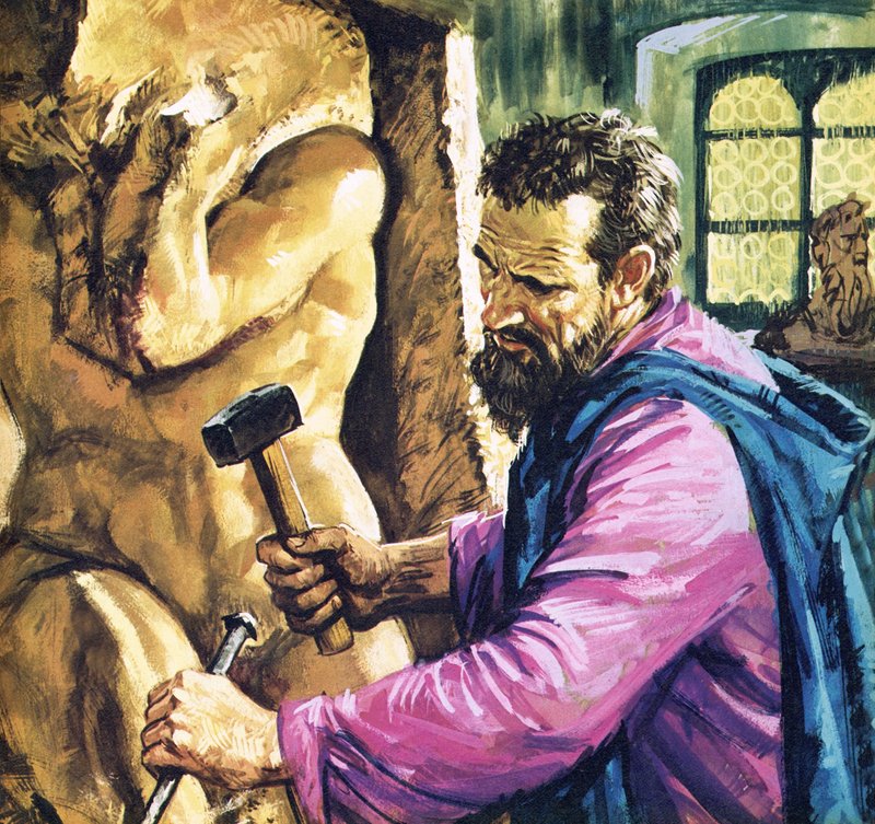 Michelangelo no trabalho de English School
