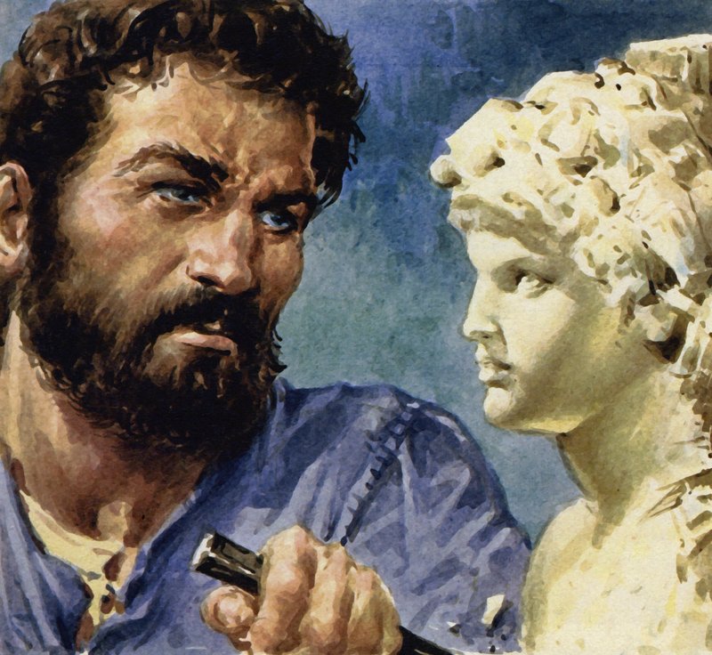 Anjo de joelhos de Michelangelo foi esculpido para a igreja de São Petrônio de English School