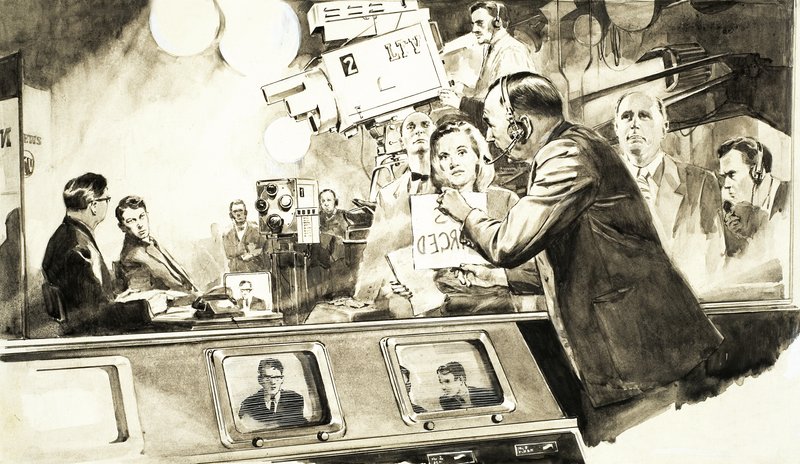 Mick Johnson, repórter de televisão de English School