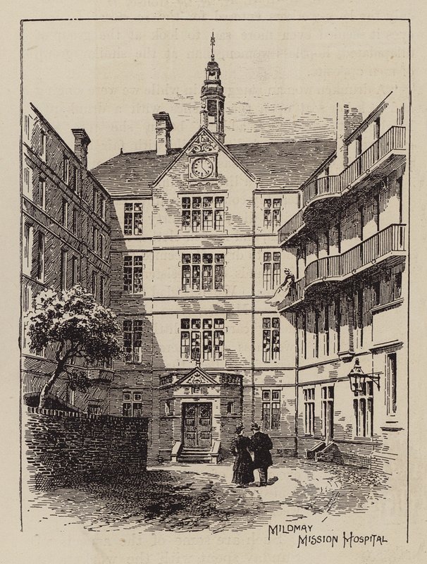 Hospital da Missão de Mildmay (gravura) de English School