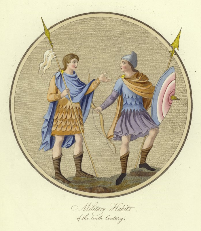 Hábitos militares do século IX de English School