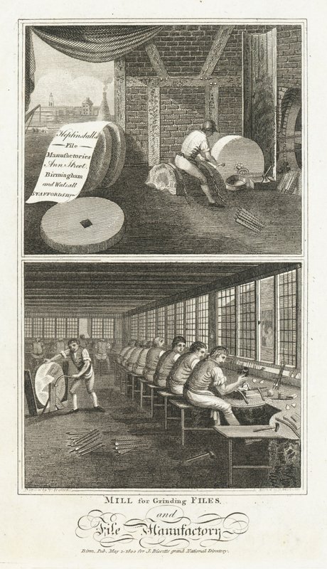 Moinho para triturar arquivos e arquivo manufactory de English School
