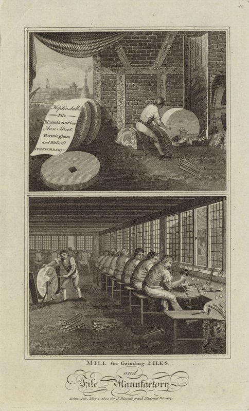 Moinho para triturar arquivos e arquivo manufactory de English School