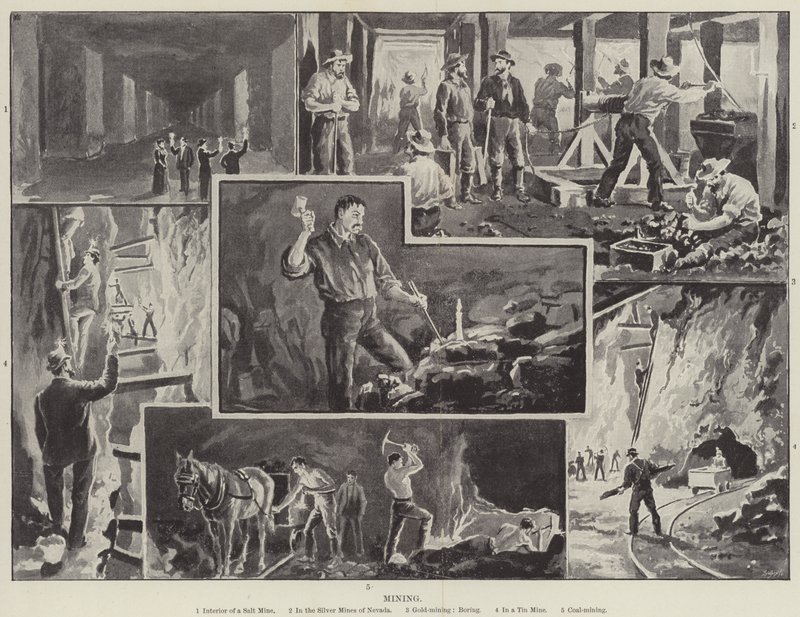 Mineração (gravura) de English School
