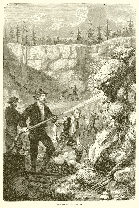 Mineração no Colorado de English School