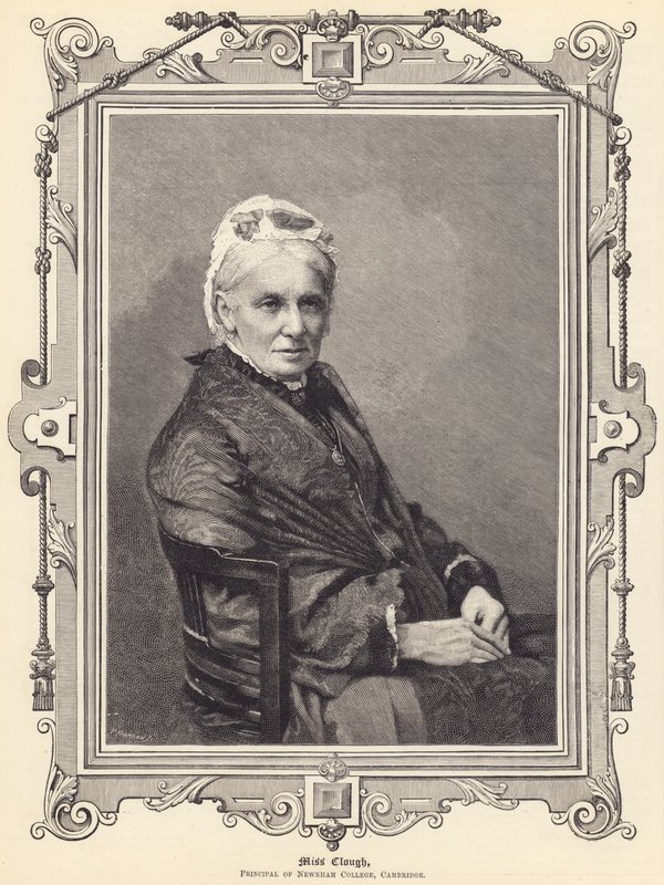 Miss Clough, Directora do Newnham College, Cambridge (gravura) de English School