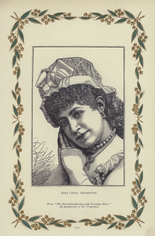 Miss Lydia Thompson (gravura) de English School