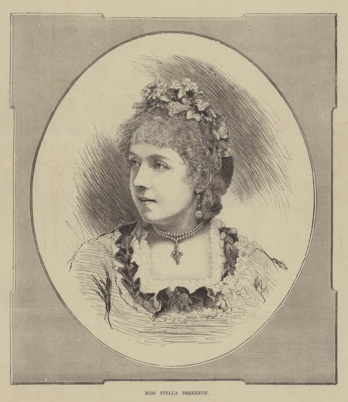 Miss Stella Brereton (gravura) de English School