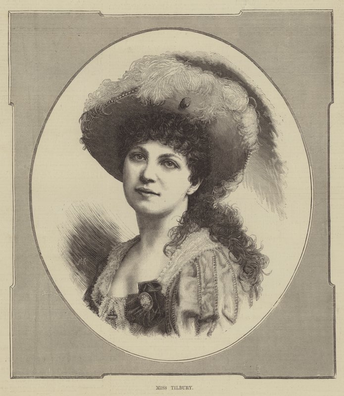 Miss Tilbury (gravura) de English School
